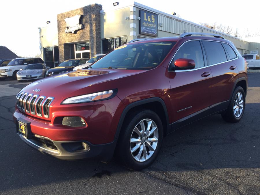 Used Jeep Cherokee 4WD 4dr Limited 2016 | L&S Automotive LLC. Plantsville, Connecticut