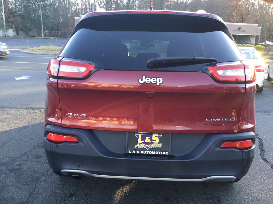2016 Jeep Cherokee 4WD 4dr Limited, available for sale in Plantsville, Connecticut | L&S Automotive LLC. Plantsville, Connecticut 2016 Jeep Cherokee 4WD 4dr Limited, available for sale in Plantsville, Connecticut | L&S Automotive LLC. Plantsville, Connecticut
