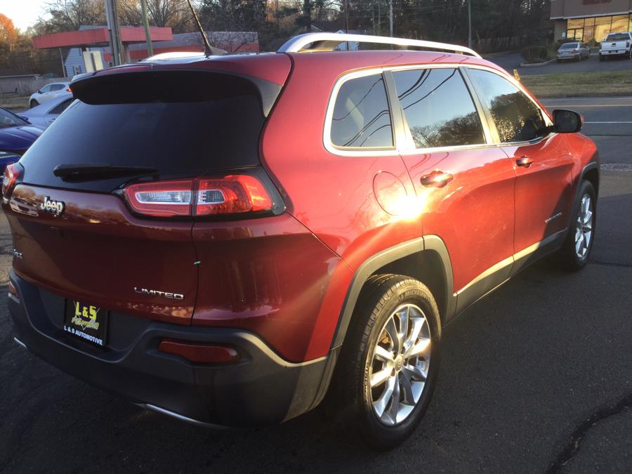 2016 Jeep Cherokee 4WD 4dr Limited, available for sale in Plantsville, Connecticut | L&S Automotive LLC. Plantsville, Connecticut 2016 Jeep Cherokee 4WD 4dr Limited, available for sale in Plantsville, Connecticut | L&S Automotive LLC. Plantsville, Connecticut