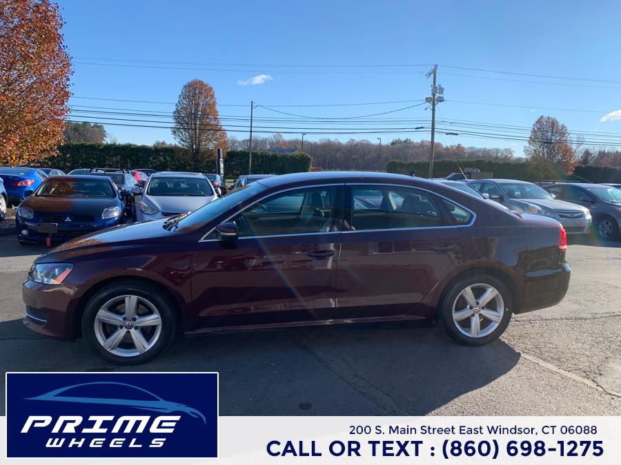 2013 Volkswagen Passat 4dr Sdn 2.5L Auto SE w/Sunroof PZEV, available for sale in East Windsor, Connecticut | Prime Wheels. East Windsor, Connecticut 2013 Volkswagen Passat 4dr Sdn 2.5L Auto SE w/Sunroof PZEV, available for sale in East Windsor, Connecticut | Prime Wheels. East Windsor, Connecticut