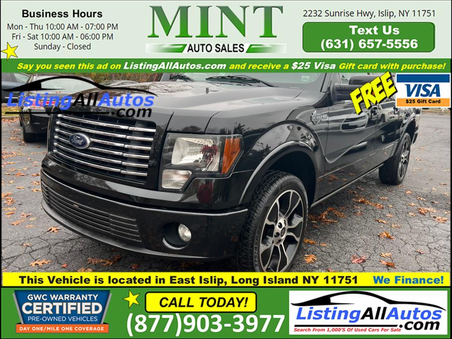 Used Ford F-150 4WD SuperCrew 145" Harley-Davidson 2012 | www.ListingAllAutos.com. Patchogue, New York