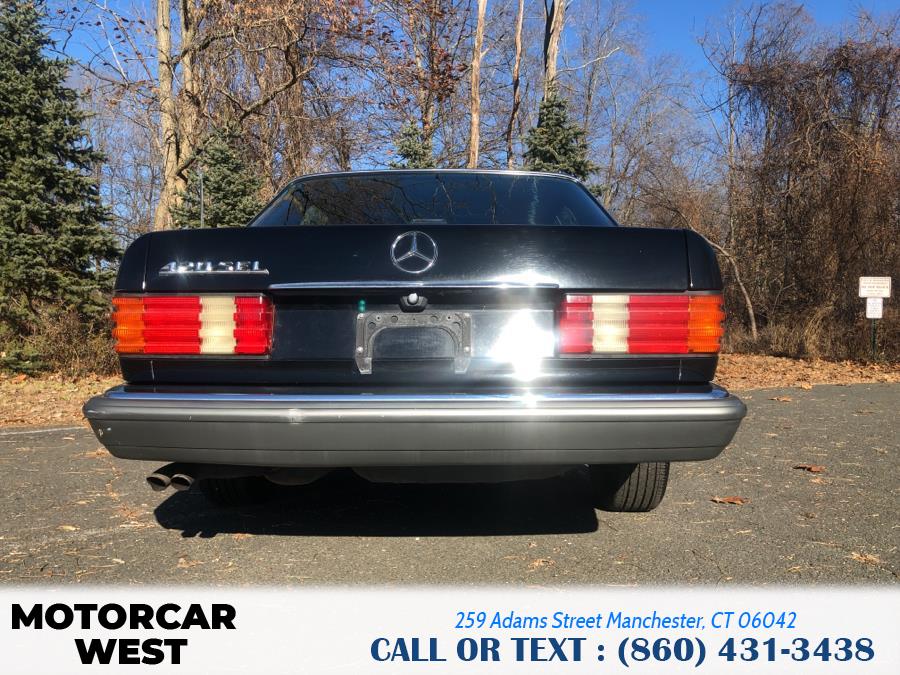 1987 Mercedes-Benz 420 Series 4dr Sedan Auto, available for sale in Manchester, Connecticut | Motorcar West. Manchester, Connecticut 1987 Mercedes-Benz 420 Series 4dr Sedan Auto, available for sale in Manchester, Connecticut | Motorcar West. Manchester, Connecticut