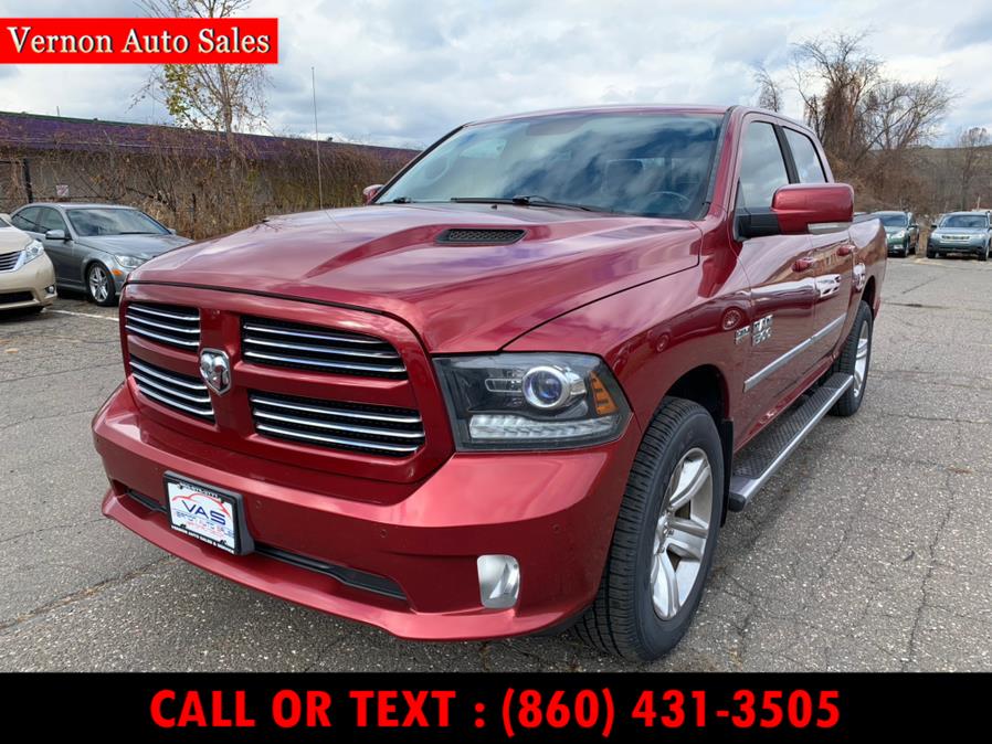 2014 Ram 1500 4WD Crew Cab 140.5" Sport, available for sale in Manchester, Connecticut | Vernon Auto Sale & Service. Manchester, Connecticut