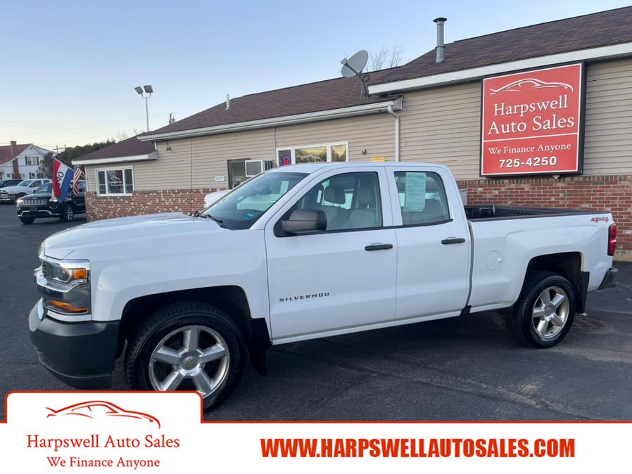 Used Chevrolet Silverado 1500 4WD Double Cab 143.5" Work Truck 2018 | Harpswell Auto Sales Inc. Harpswell, Maine Used Chevrolet Silverado 1500 4WD Double Cab 143.5" Work Truck 2018 | Harpswell Auto Sales Inc. Harpswell, Maine