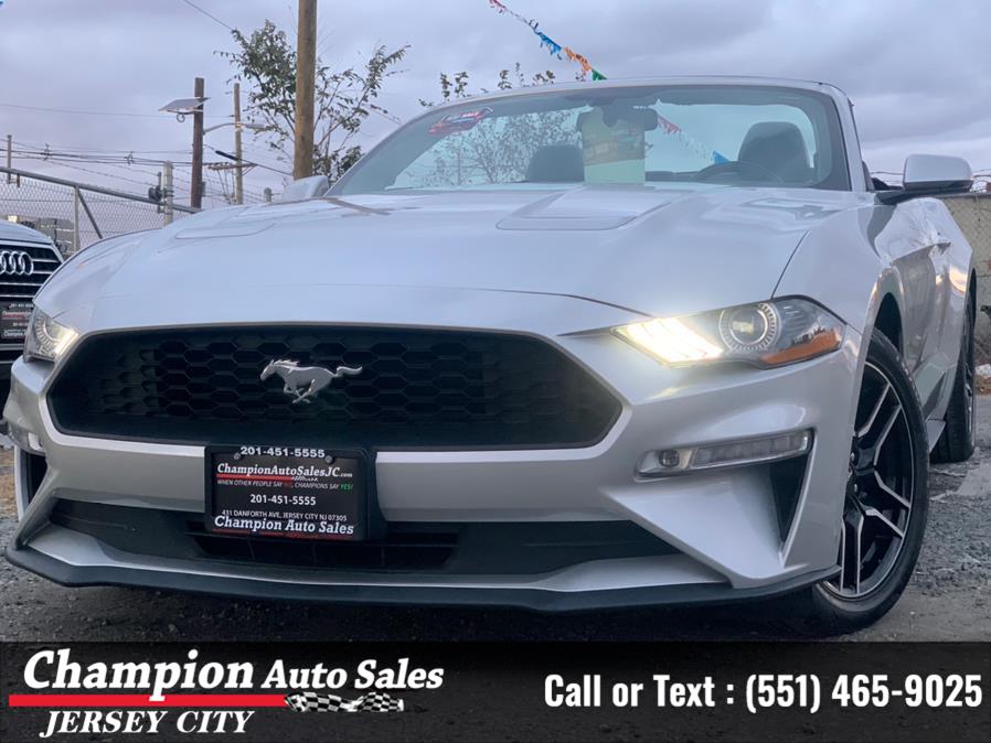 2018 Ford Mustang EcoBoost Premium Convertible, available for sale in Jersey City, New Jersey | Champion Auto Sales. Jersey City, New Jersey