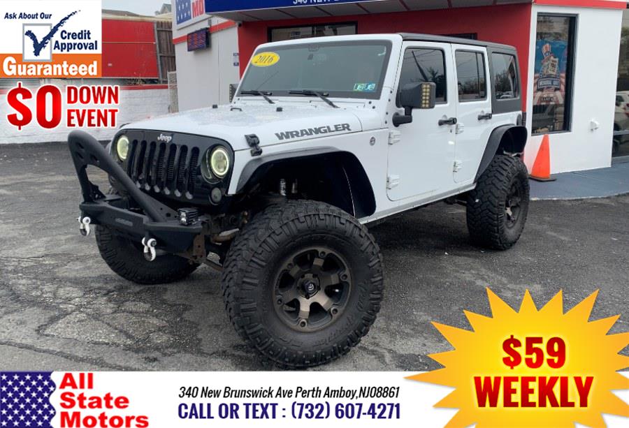 Used Jeep Wrangler Unlimited 4WD 4dr Sport 2016 | All State Motor Inc. Perth Amboy, New Jersey Used Jeep Wrangler Unlimited 4WD 4dr Sport 2016 | All State Motor Inc. Perth Amboy, New Jersey