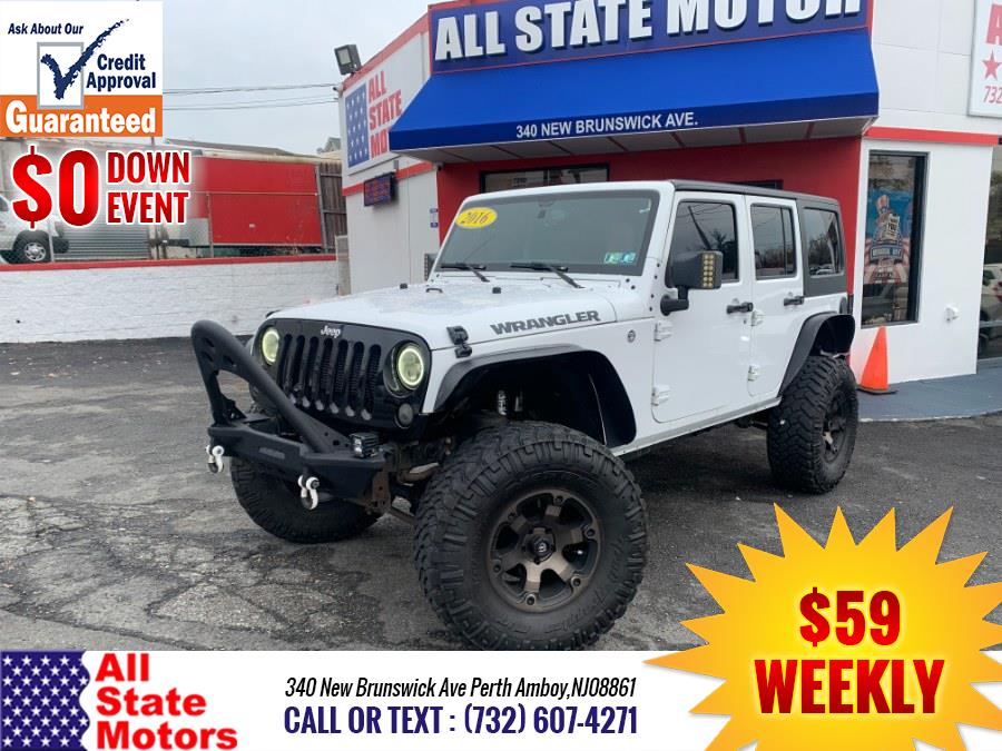 Used Jeep Wrangler Unlimited 4WD 4dr Sport 2016 | All State Motor Inc. Perth Amboy, New Jersey Used Jeep Wrangler Unlimited 4WD 4dr Sport 2016 | All State Motor Inc. Perth Amboy, New Jersey