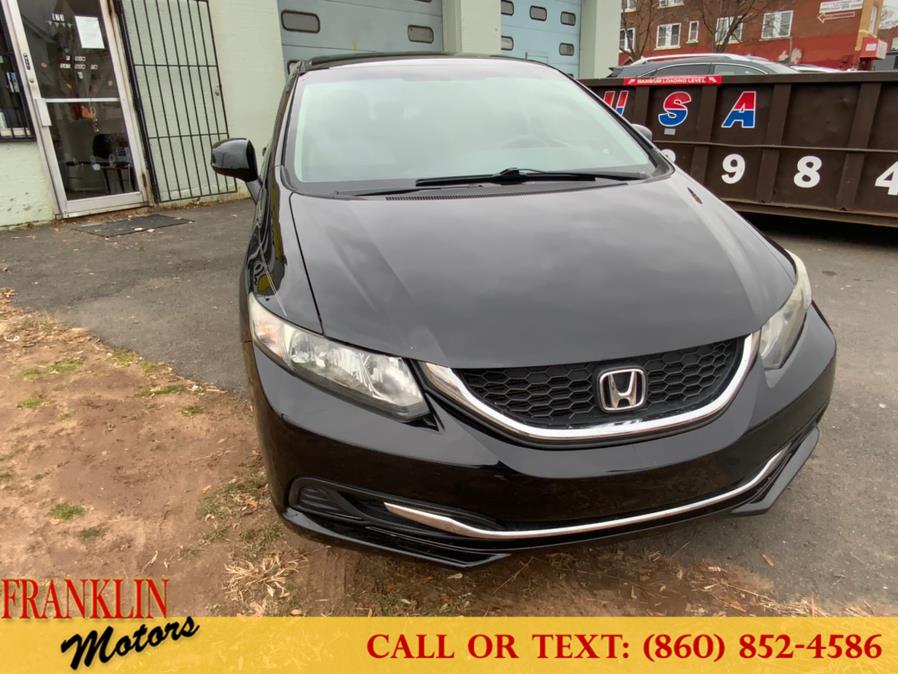 2013 Honda Civic Sdn 4dr Auto LX, available for sale in Hartford, Connecticut | Franklin Motors Auto Sales LLC. Hartford, Connecticut 2013 Honda Civic Sdn 4dr Auto LX, available for sale in Hartford, Connecticut | Franklin Motors Auto Sales LLC. Hartford, Connecticut