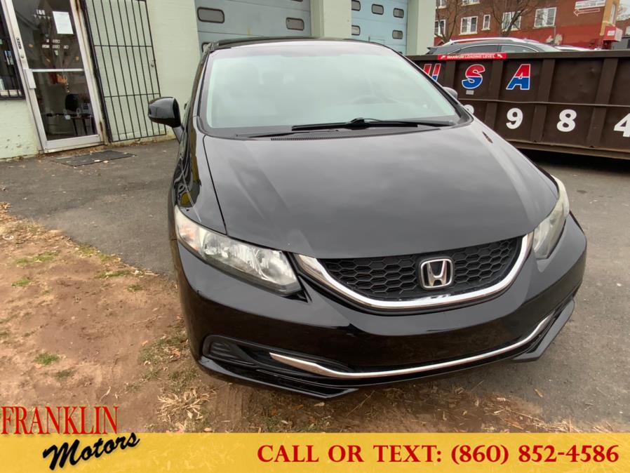 2013 Honda Civic Sdn 4dr Auto LX, available for sale in Hartford, Connecticut | Franklin Motors Auto Sales LLC. Hartford, Connecticut