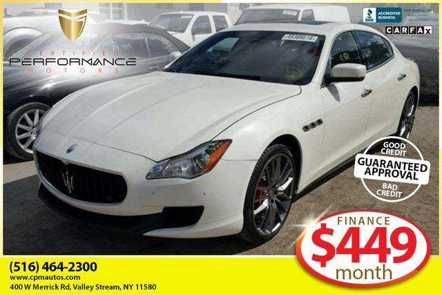 2016 Maserati Quattroporte S, available for sale in Valley Stream, New York | Certified Performance Motors. Valley Stream, New York