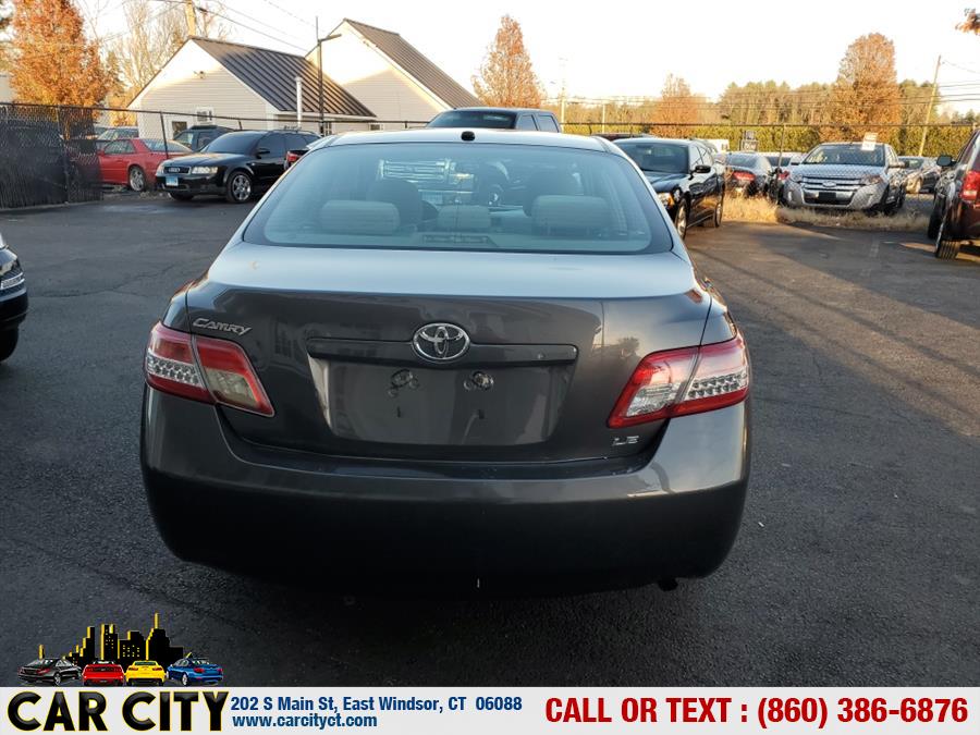 2011 Toyota Camry 4dr Sdn I4 Auto LE (Natl), available for sale in East Windsor, Connecticut | Car City LLC. East Windsor, Connecticut 2011 Toyota Camry 4dr Sdn I4 Auto LE (Natl), available for sale in East Windsor, Connecticut | Car City LLC. East Windsor, Connecticut