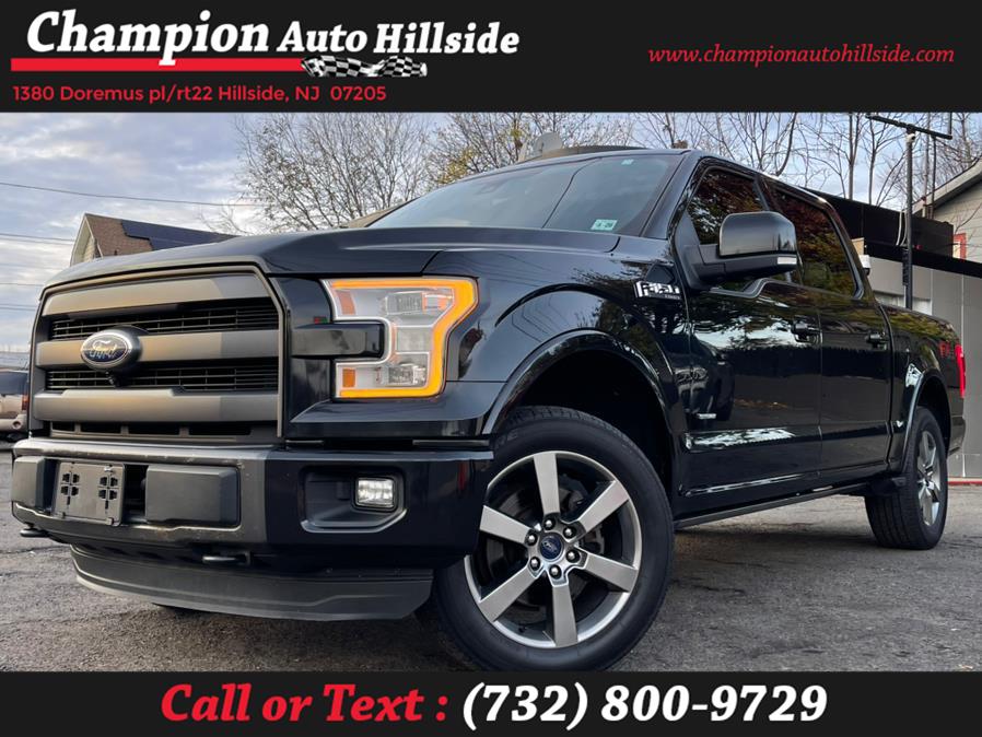 2015 Ford F-150 4WD SuperCrew 145" Lariat, available for sale in Hillside, New Jersey | Champion Auto Sales. Hillside, New Jersey