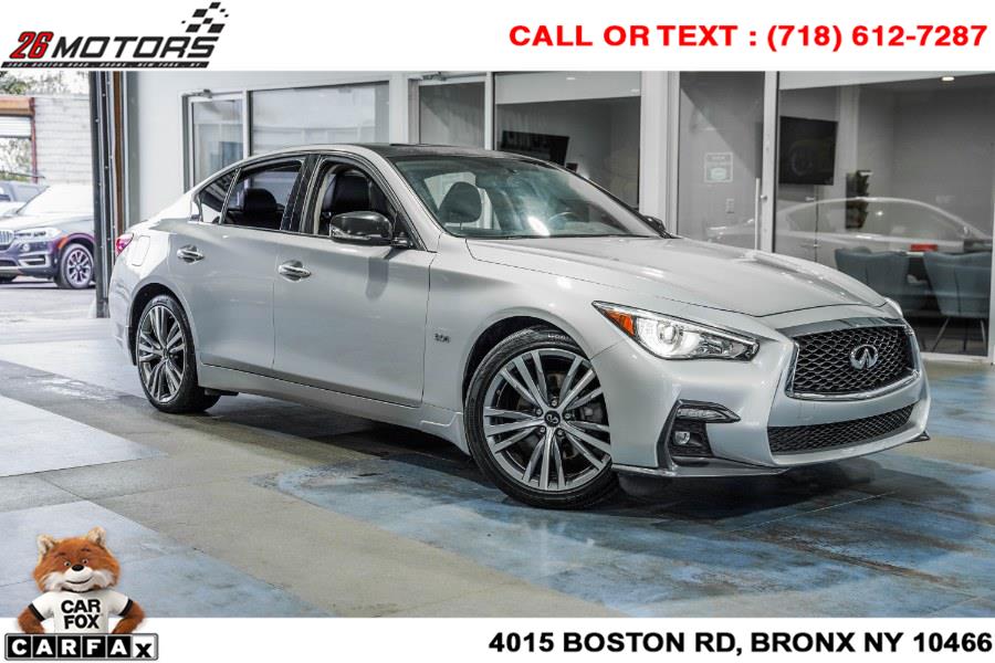 Used INFINITI Q50 3.0t LUXE AWD 2018 | 26 Motors Corp. Bronx, New York Used INFINITI Q50 3.0t LUXE AWD 2018 | 26 Motors Corp. Bronx, New York
