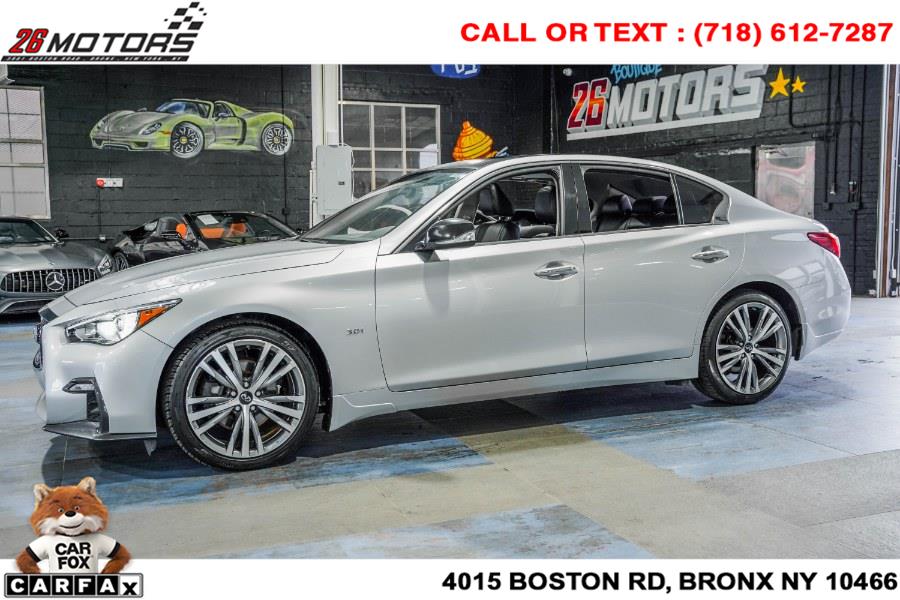 Used INFINITI Q50 3.0t LUXE AWD 2018 | 26 Motors Corp. Bronx, New York Used INFINITI Q50 3.0t LUXE AWD 2018 | 26 Motors Corp. Bronx, New York
