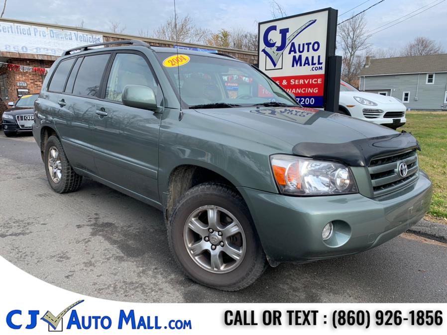 2004 Toyota Highlander 4dr V6 4WD Limited w/3rd Row (Natl), available for sale in Bristol, Connecticut | CJ Auto Mall. Bristol, Connecticut