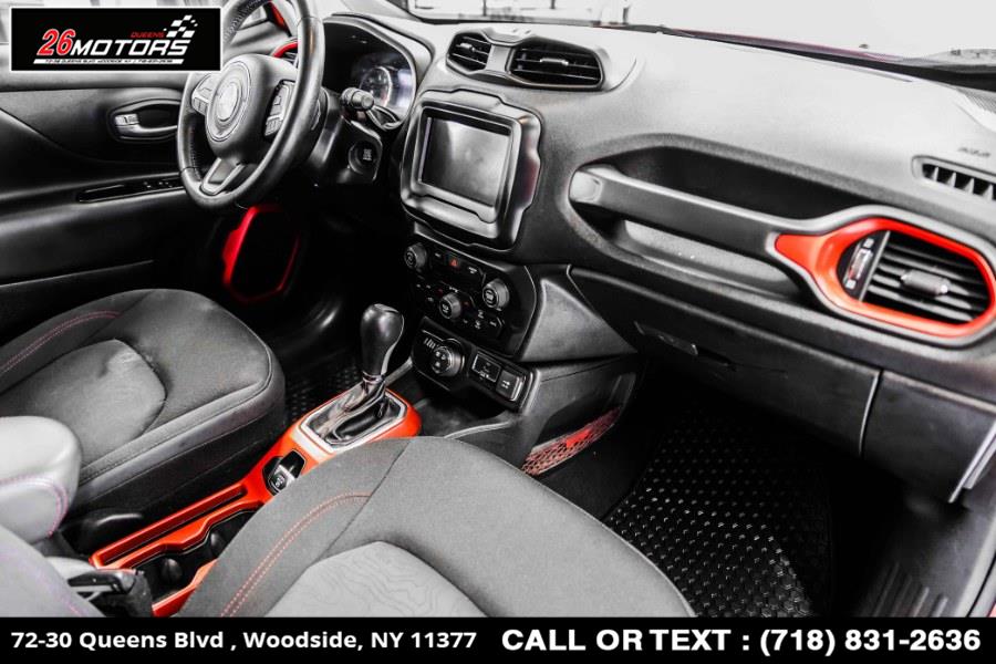 2018 Jeep Renegade Trailhawk 4x4, available for sale in Woodside, New York | 26 Motors Queens. Woodside, New York 2018 Jeep Renegade Trailhawk 4x4, available for sale in Woodside, New York | 26 Motors Queens. Woodside, New York