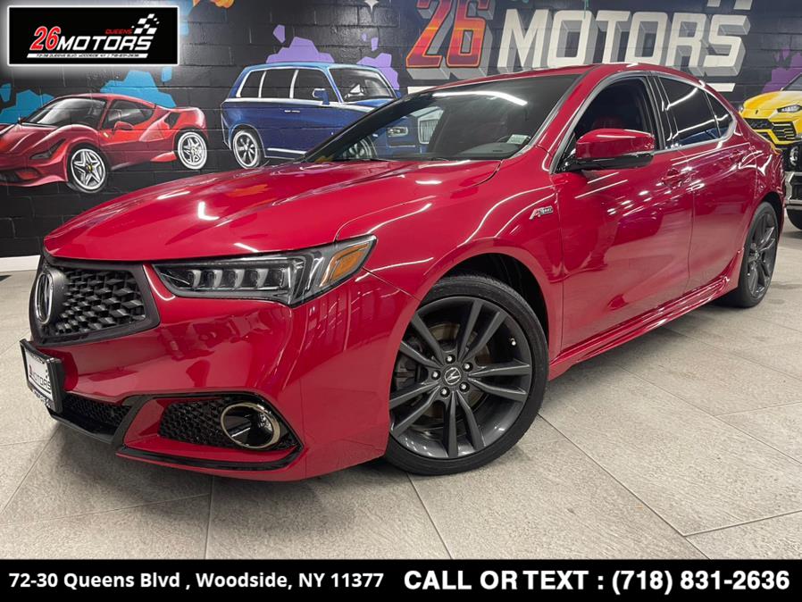 Used Acura TLX 3.5L FWD w/A-Spec Pkg Red Leather 2019 | 26 Motors Queens. Woodside, New York