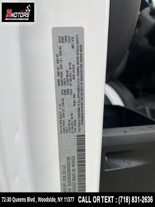 Used Ram ProMaster Cargo Van 2500 High Roof 159" WB 2021 | 26 Motors Queens. Woodside, New York Used Ram ProMaster Cargo Van 2500 High Roof 159" WB 2021 | 26 Motors Queens. Woodside, New York