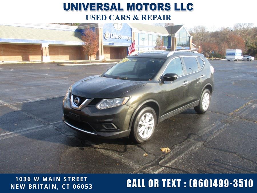 2015 Nissan Rogue AWD 4dr SV, available for sale in New Britain, Connecticut | Universal Motors LLC. New Britain, Connecticut