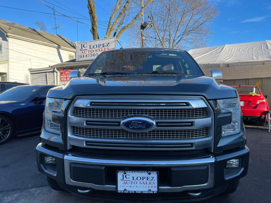 Used Ford F-150 4WD SuperCrew 145" Platinum 2015 | JC Lopez Auto Sales Corp. Port Chester, New York Used Ford F-150 4WD SuperCrew 145" Platinum 2015 | JC Lopez Auto Sales Corp. Port Chester, New York