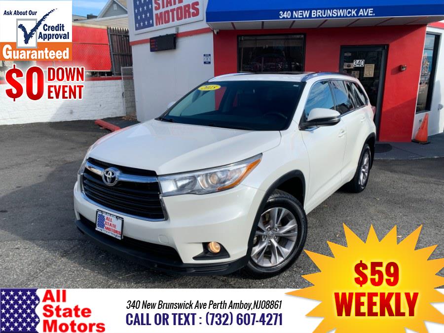 2015 Toyota Highlander AWD 4dr V6 XLE (Natl), available for sale in Perth Amboy, New Jersey | All State Motor Inc. Perth Amboy, New Jersey 2015 Toyota Highlander AWD 4dr V6 XLE (Natl), available for sale in Perth Amboy, New Jersey | All State Motor Inc. Perth Amboy, New Jersey
