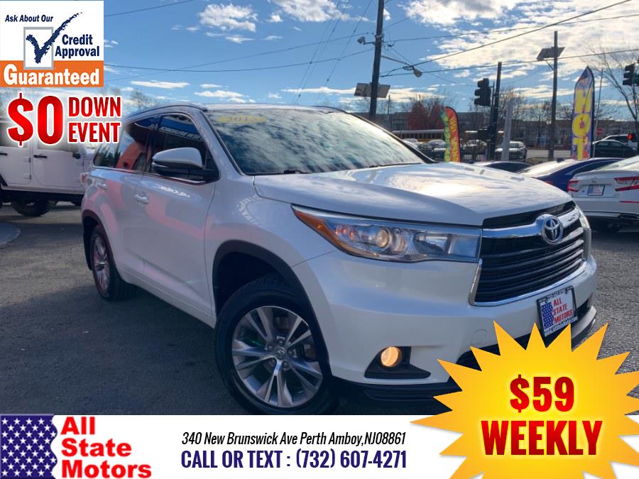 2015 Toyota Highlander AWD 4dr V6 XLE (Natl), available for sale in Perth Amboy, New Jersey | All State Motor Inc. Perth Amboy, New Jersey 2015 Toyota Highlander AWD 4dr V6 XLE (Natl), available for sale in Perth Amboy, New Jersey | All State Motor Inc. Perth Amboy, New Jersey