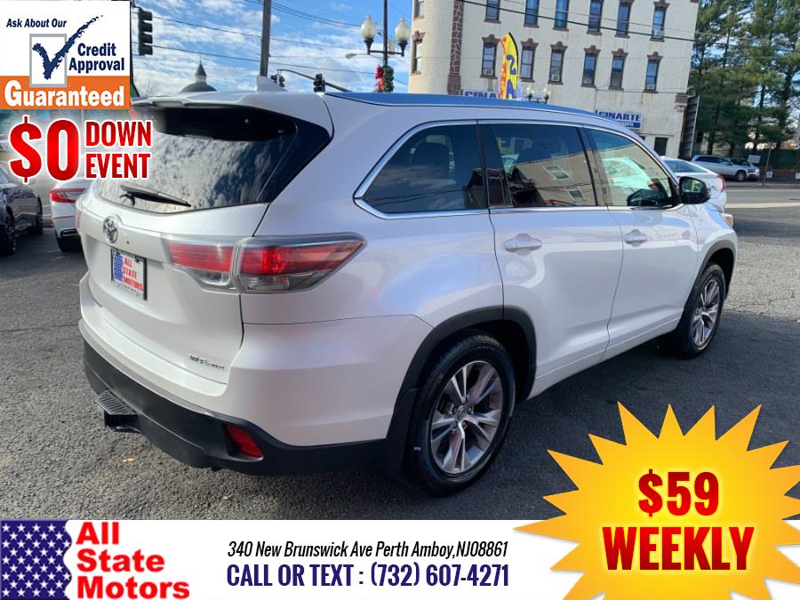 2015 Toyota Highlander AWD 4dr V6 XLE (Natl), available for sale in Perth Amboy, New Jersey | All State Motor Inc. Perth Amboy, New Jersey 2015 Toyota Highlander AWD 4dr V6 XLE (Natl), available for sale in Perth Amboy, New Jersey | All State Motor Inc. Perth Amboy, New Jersey