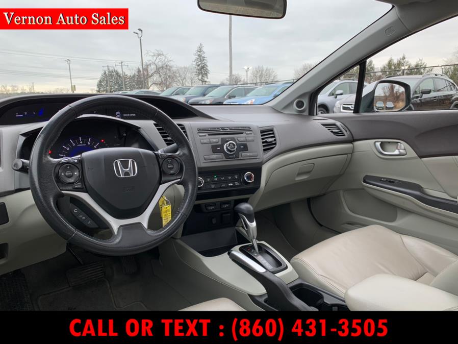 2012 Honda Civic Sdn 4dr Auto EX-L, available for sale in Manchester, Connecticut | Vernon Auto Sale & Service. Manchester, Connecticut 2012 Honda Civic Sdn 4dr Auto EX-L, available for sale in Manchester, Connecticut | Vernon Auto Sale & Service. Manchester, Connecticut