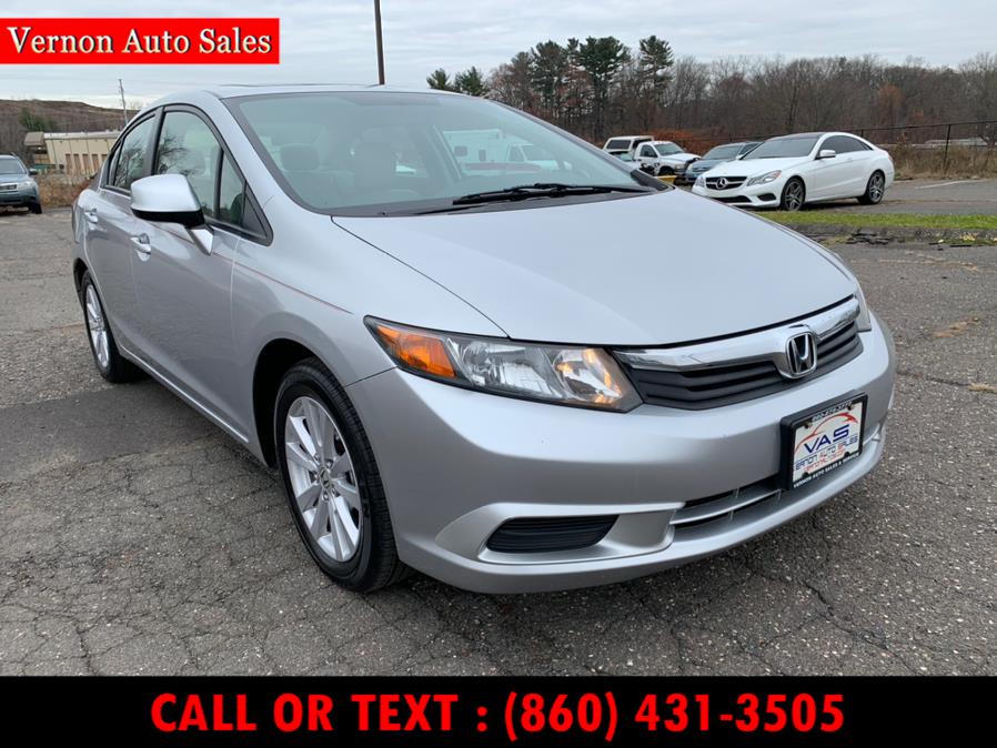 2012 Honda Civic Sdn 4dr Auto EX-L, available for sale in Manchester, Connecticut | Vernon Auto Sale & Service. Manchester, Connecticut 2012 Honda Civic Sdn 4dr Auto EX-L, available for sale in Manchester, Connecticut | Vernon Auto Sale & Service. Manchester, Connecticut