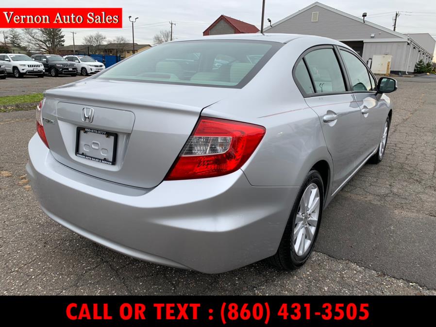 2012 Honda Civic Sdn 4dr Auto EX-L, available for sale in Manchester, Connecticut | Vernon Auto Sale & Service. Manchester, Connecticut 2012 Honda Civic Sdn 4dr Auto EX-L, available for sale in Manchester, Connecticut | Vernon Auto Sale & Service. Manchester, Connecticut