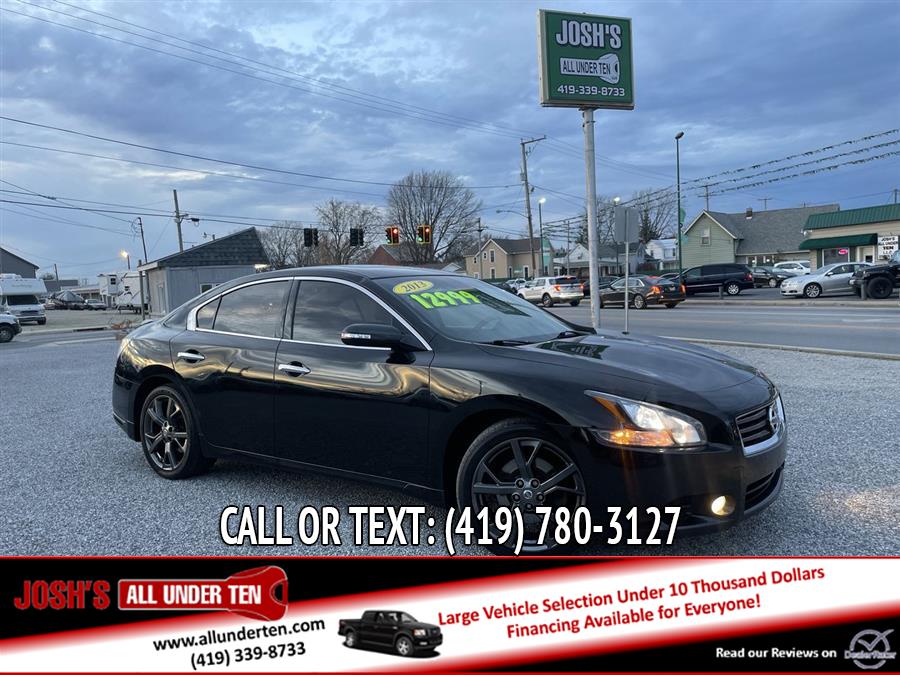 2013 Nissan Maxima 4dr Sdn 3.5 S, available for sale in Elida, Ohio | Josh's All Under Ten LLC. Elida, Ohio 2013 Nissan Maxima 4dr Sdn 3.5 S, available for sale in Elida, Ohio | Josh's All Under Ten LLC. Elida, Ohio