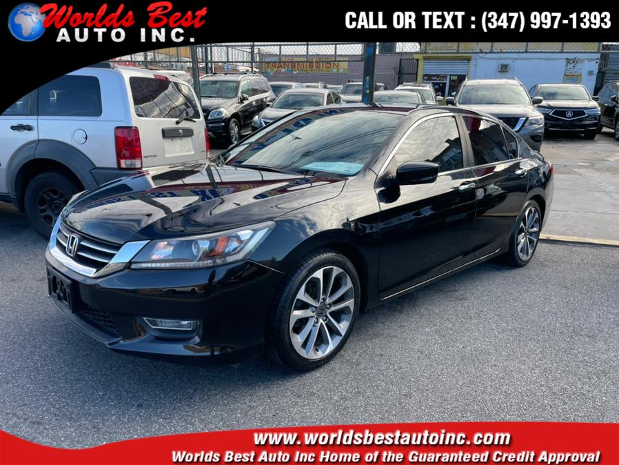 2013 Honda Accord Sdn 4dr I4 CVT Sport, available for sale in Brooklyn, New York | Worlds Best Auto Inc. Brooklyn, New York