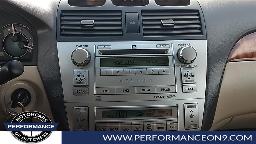 2008 Toyota Solara 2dr Conv V6 Auto SLE, available for sale in Wappingers Falls, New York | Performance Motor Cars. Wappingers Falls, New York 2008 Toyota Solara 2dr Conv V6 Auto SLE, available for sale in Wappingers Falls, New York | Performance Motor Cars. Wappingers Falls, New York