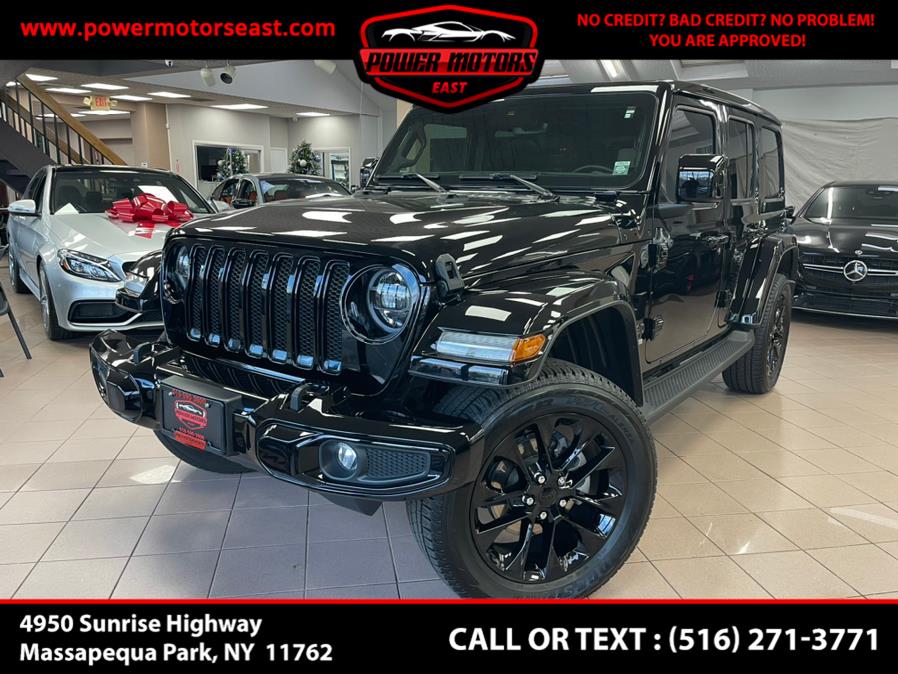 Used Jeep Wrangler Unlimited Sahara High Altitude 4x4 2021 | Power Motors East. Massapequa Park, New York