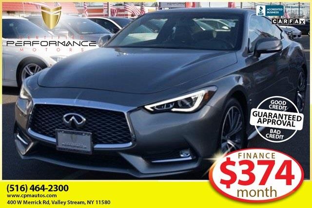 2017 Infiniti Q60 2.0t Base, available for sale in Valley Stream, New York | Certified Performance Motors. Valley Stream, New York