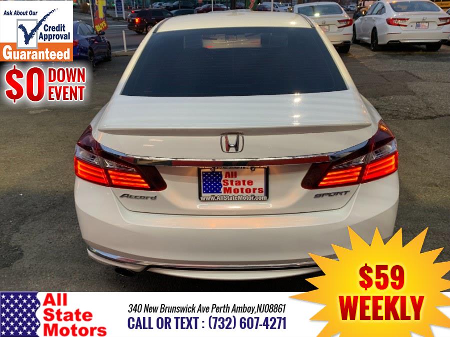 2017 Honda Accord Sedan Sport CVT, available for sale in Perth Amboy, New Jersey | All State Motor Inc. Perth Amboy, New Jersey 2017 Honda Accord Sedan Sport CVT, available for sale in Perth Amboy, New Jersey | All State Motor Inc. Perth Amboy, New Jersey