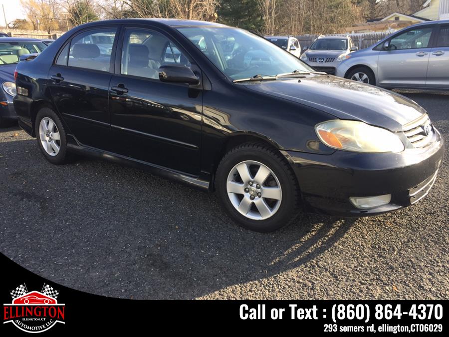 Used Toyota Corolla 4dr Sdn S Auto 2003 | Ellington Automotive LLC. Ellington, Connecticut Used Toyota Corolla 4dr Sdn S Auto 2003 | Ellington Automotive LLC. Ellington, Connecticut