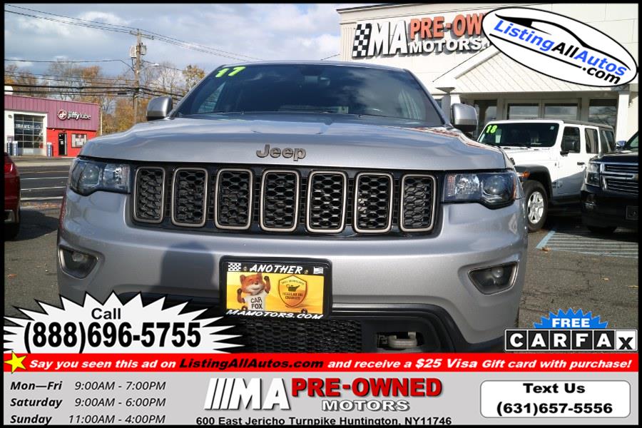 Used Jeep Grand Cherokee 1943 ed altitude Altitude 4x4 *Ltd Avail* 2017 | www.ListingAllAutos.com. Patchogue, New York