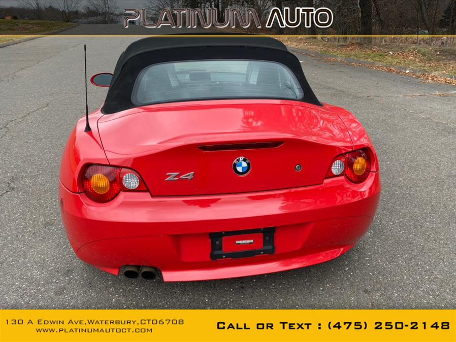 Used BMW Z4 Z4 2dr Roadster 3.0i 2003 | Platinum Auto Care. Waterbury, Connecticut Used BMW Z4 Z4 2dr Roadster 3.0i 2003 | Platinum Auto Care. Waterbury, Connecticut