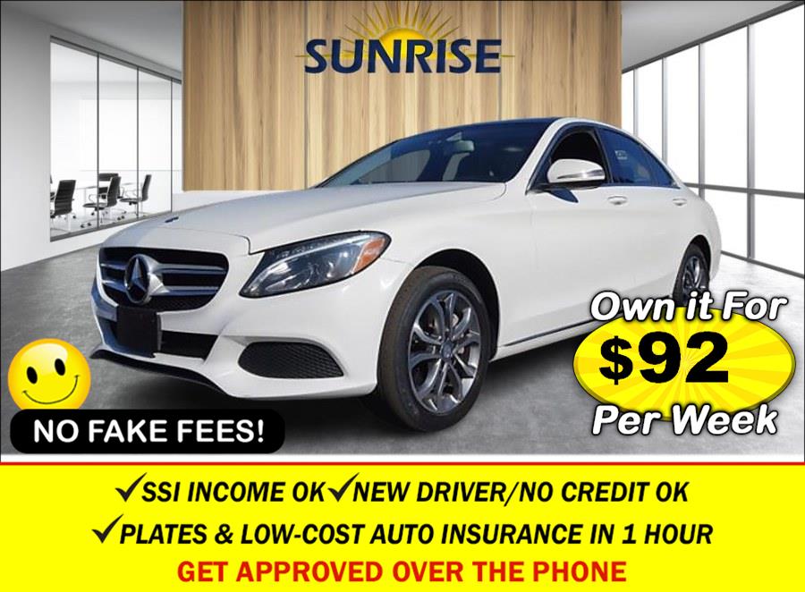 2015 Mercedes-Benz C-Class 4dr Sdn C300 Luxury 4MATIC, available for sale in Rosedale, New York | Sunrise Auto Sales. Rosedale, New York 2015 Mercedes-Benz C-Class 4dr Sdn C300 Luxury 4MATIC, available for sale in Rosedale, New York | Sunrise Auto Sales. Rosedale, New York