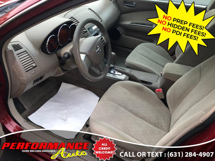 2005 Nissan Altima 4dr Sdn I4 Auto 2.5 S PZEV, available for sale in Bohemia, New York | Performance Auto Inc. Bohemia, New York 2005 Nissan Altima 4dr Sdn I4 Auto 2.5 S PZEV, available for sale in Bohemia, New York | Performance Auto Inc. Bohemia, New York