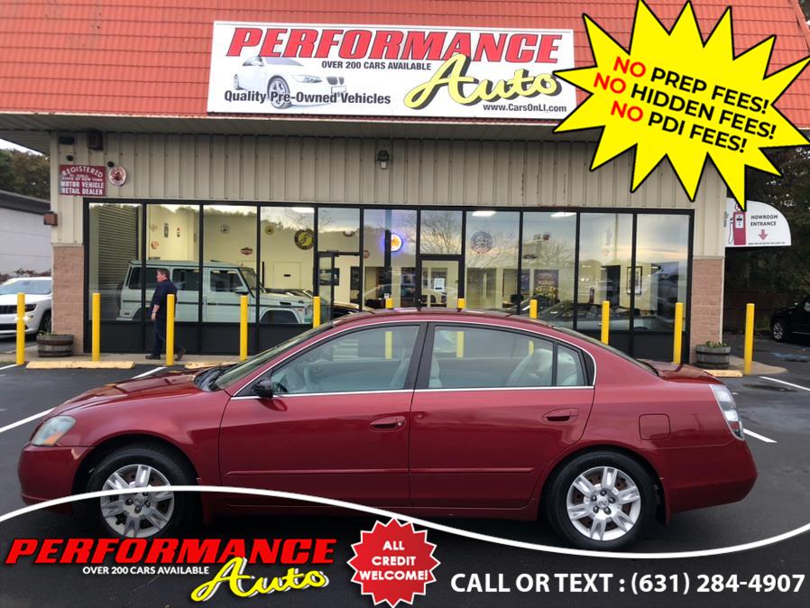 2005 Nissan Altima 4dr Sdn I4 Auto 2.5 S PZEV, available for sale in Bohemia, New York | Performance Auto Inc. Bohemia, New York 2005 Nissan Altima 4dr Sdn I4 Auto 2.5 S PZEV, available for sale in Bohemia, New York | Performance Auto Inc. Bohemia, New York