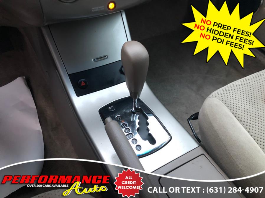 2005 Nissan Altima 4dr Sdn I4 Auto 2.5 S PZEV, available for sale in Bohemia, New York | Performance Auto Inc. Bohemia, New York 2005 Nissan Altima 4dr Sdn I4 Auto 2.5 S PZEV, available for sale in Bohemia, New York | Performance Auto Inc. Bohemia, New York