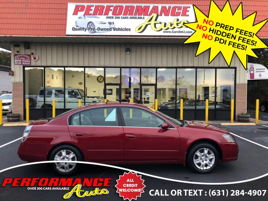 2005 Nissan Altima 4dr Sdn I4 Auto 2.5 S PZEV, available for sale in Bohemia, New York | Performance Auto Inc. Bohemia, New York 2005 Nissan Altima 4dr Sdn I4 Auto 2.5 S PZEV, available for sale in Bohemia, New York | Performance Auto Inc. Bohemia, New York