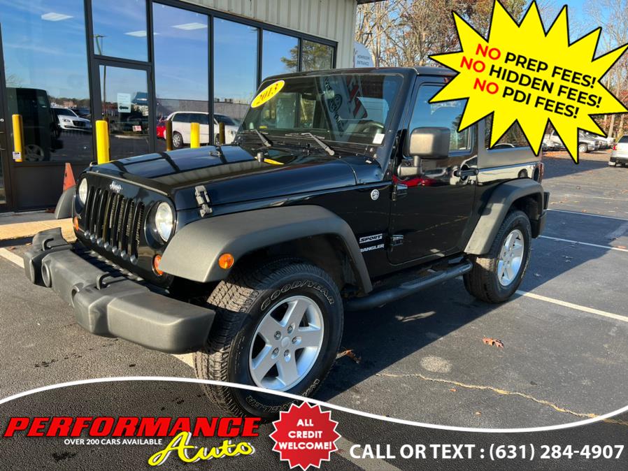 2013 Jeep Wrangler 4WD 2dr Sport, available for sale in Bohemia, New York | Performance Auto Inc. Bohemia, New York 2013 Jeep Wrangler 4WD 2dr Sport, available for sale in Bohemia, New York | Performance Auto Inc. Bohemia, New York