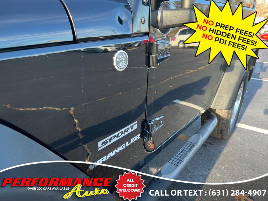 2013 Jeep Wrangler 4WD 2dr Sport, available for sale in Bohemia, New York | Performance Auto Inc. Bohemia, New York 2013 Jeep Wrangler 4WD 2dr Sport, available for sale in Bohemia, New York | Performance Auto Inc. Bohemia, New York