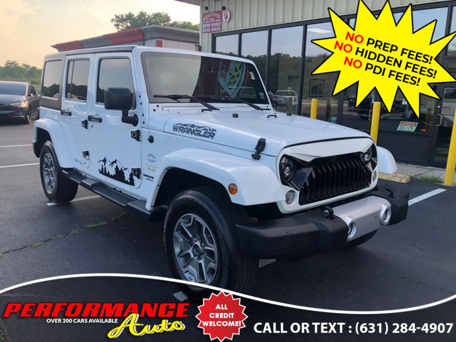 2015 Jeep Wrangler Unlimited 4WD 4dr Sahara, available for sale in Bohemia, NY