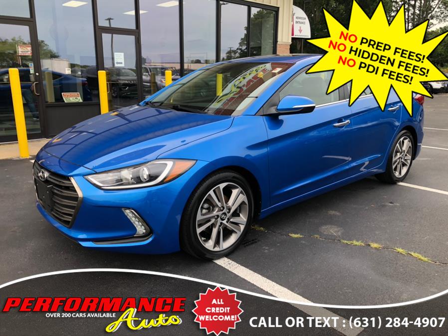 Used Hyundai Elantra Limited 2.0L Auto (Alabama) *Ltd Avail* 2017 | Performance Auto Inc. Bohemia, New York Used Hyundai Elantra Limited 2.0L Auto (Alabama) *Ltd Avail* 2017 | Performance Auto Inc. Bohemia, New York