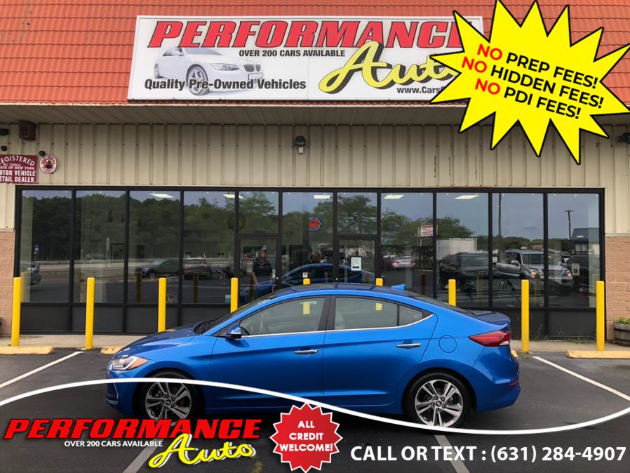 Used Hyundai Elantra Limited 2.0L Auto (Alabama) *Ltd Avail* 2017 | Performance Auto Inc. Bohemia, New York Used Hyundai Elantra Limited 2.0L Auto (Alabama) *Ltd Avail* 2017 | Performance Auto Inc. Bohemia, New York