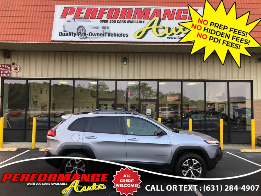 2014 Jeep Cherokee 4WD 4dr Trailhawk, available for sale in Bohemia, New York | Performance Auto Inc. Bohemia, New York 2014 Jeep Cherokee 4WD 4dr Trailhawk, available for sale in Bohemia, New York | Performance Auto Inc. Bohemia, New York